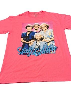 Stay Golden pink Graphic Tee